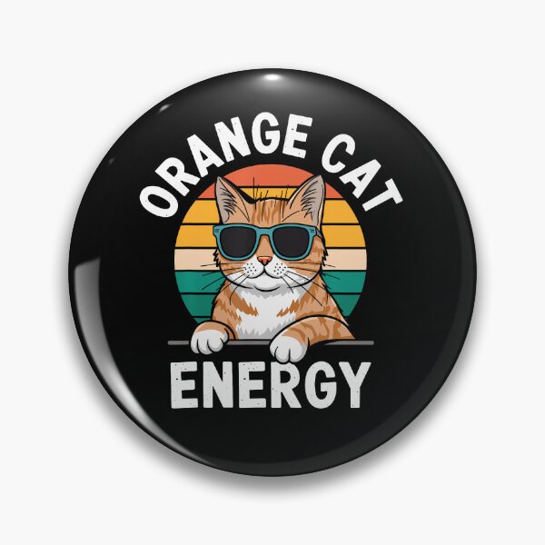 Item preview, Orange Cat Energy Tabby Cat designed and sold by charlettebren.