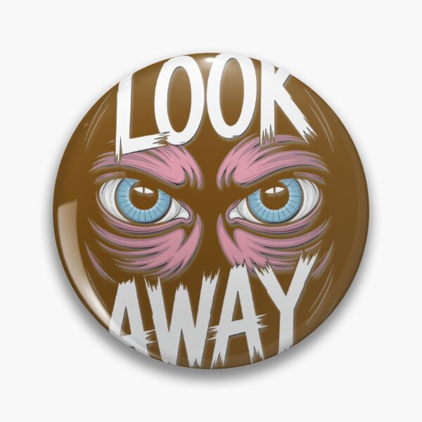 Item preview, Intense Eyes Look Away  Bold Graphic Art designed and sold by Justin Edwards.