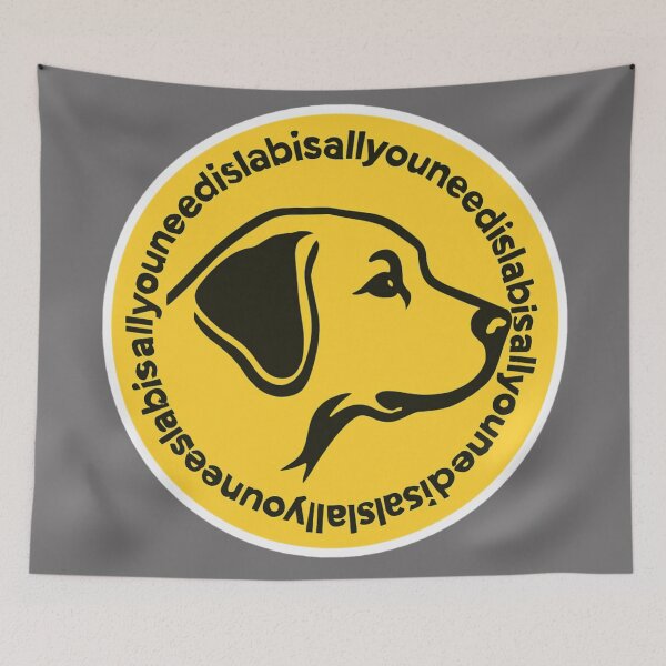 Item preview, All You Need Labrador Tee Gray designed and sold by Labraholick.