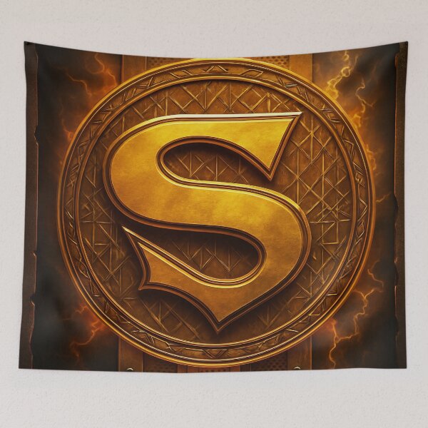 Item preview, Golden Hero Emblem designed and sold by Kaleidoscope Print.