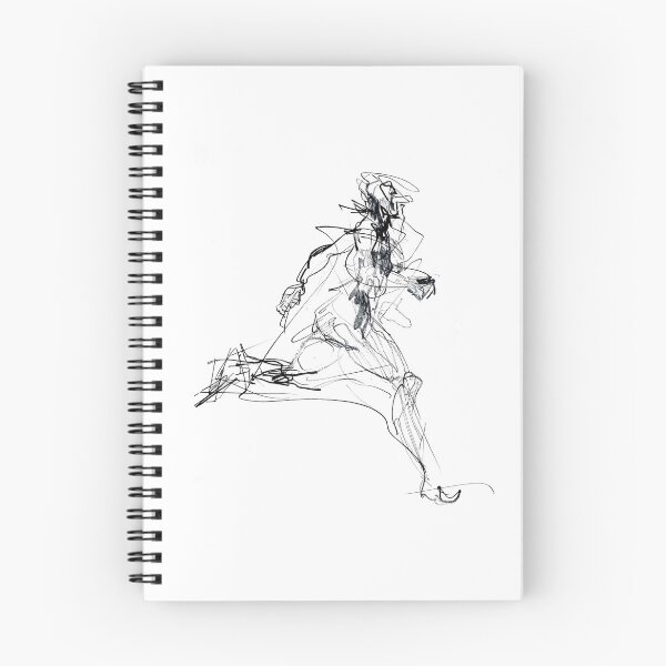 Item preview, Abstract Runner Sketch designed and sold by SleekLineSketches.