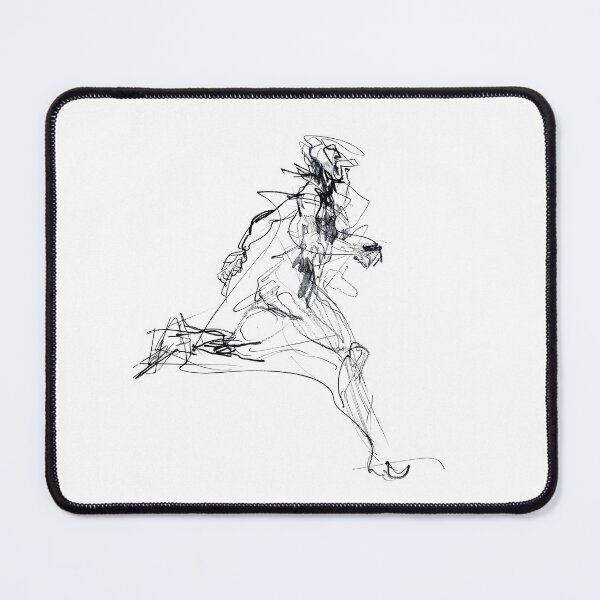 Item preview, Abstract Runner Sketch designed and sold by SleekLineSketches.