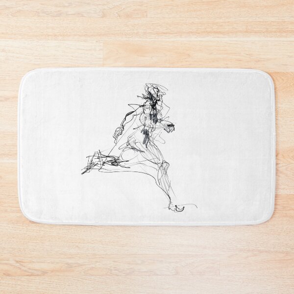 Item preview, Abstract Runner Sketch designed and sold by SleekLineSketches.