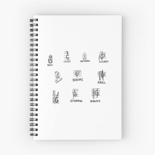 Item preview, Composer Treble Clefs designed and sold by noukkasuperkc.