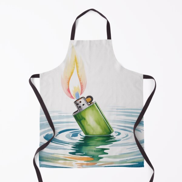 Item preview, Watercolor Burning Lighter designed and sold by ArtQueen777.