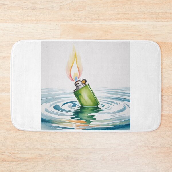 Item preview, Watercolor Burning Lighter designed and sold by ArtQueen777.