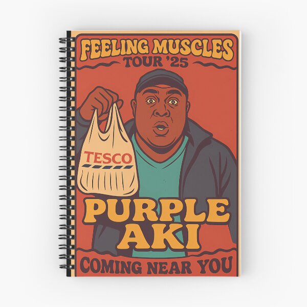 Item preview, Purple Aki Feeling Muscles designed and sold by BlossomsAdama.