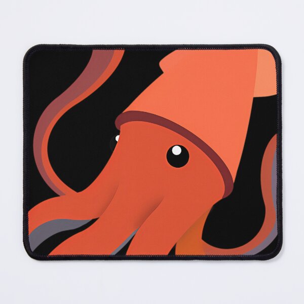 Item preview, Orange Cartoon Squid designed and sold by BlossomsAdama.