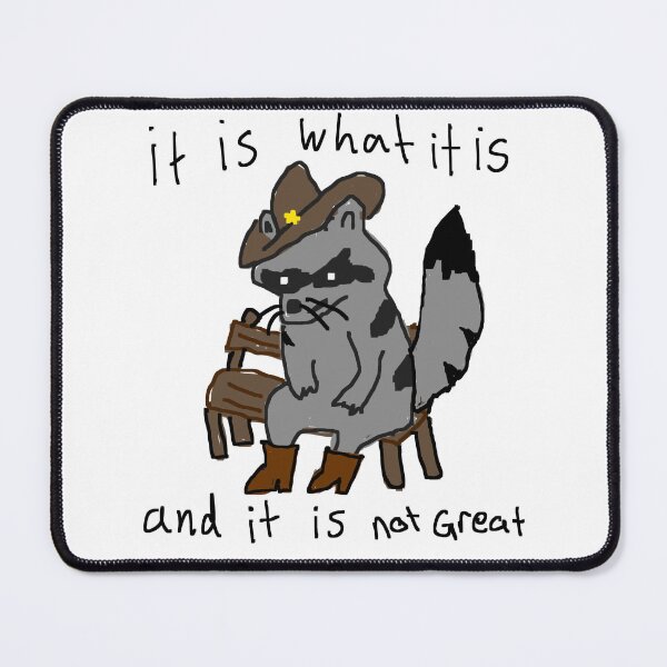 Item preview, Cowboy raccoon designed and sold by Chaos Haven.