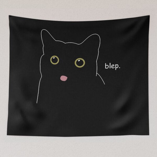 Item preview, Funny Blep Blep Cute Cat Animals Shirt Black Cat Tee 	 For Men Women Kids designed and sold by charlettebren.