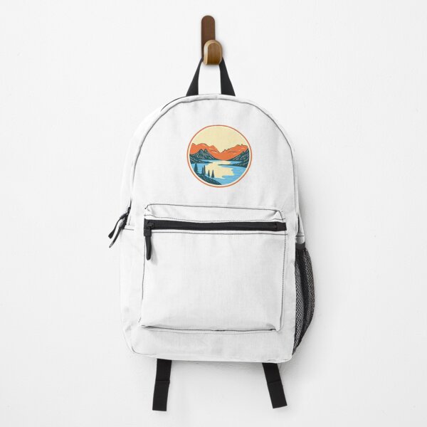 Item preview, Sunset Mountain Lake Landscape Artwork designed and sold by GlobeMood.