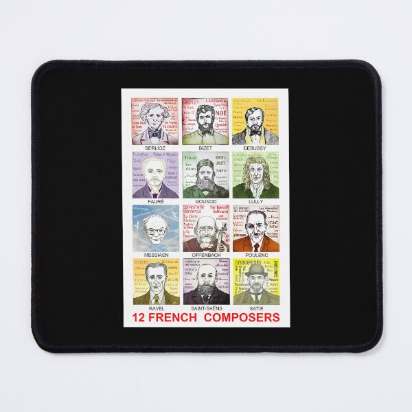 Item preview, 12 French Composers designed and sold by ClementMurazik.