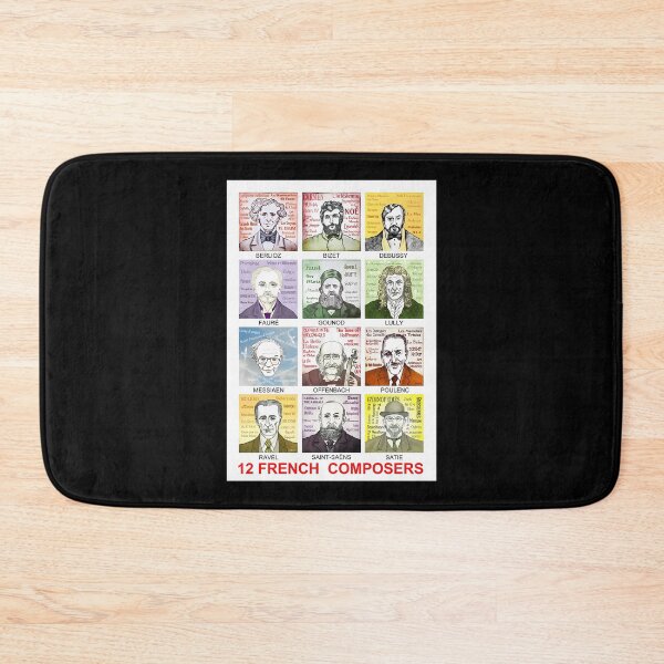 Item preview, 12 French Composers designed and sold by ClementMurazik.