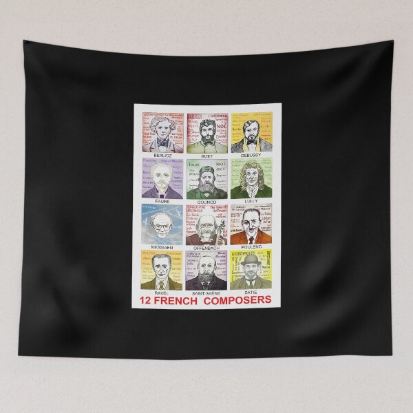 Item preview, 12 French Composers designed and sold by ClementMurazik.