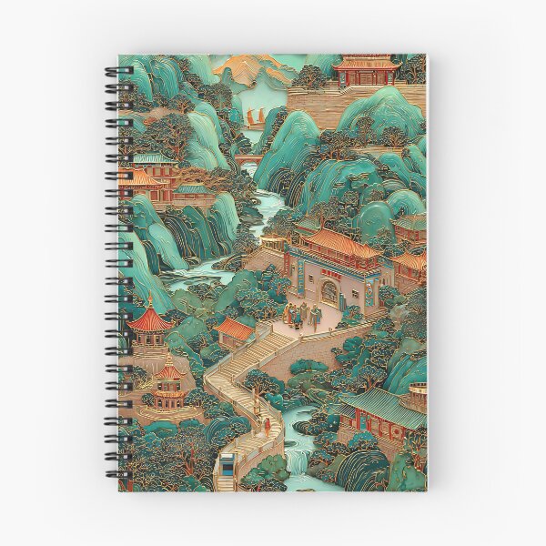 Item preview, Chinese Landscape Enamel Carved Art designed and sold by foxstudio2000.