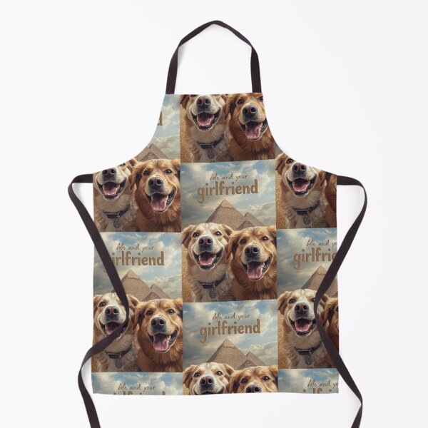 Item preview, Funny Dogs Selfie at the Pyramids – Me and My Girlfriend designed and sold by PixelVibe782.