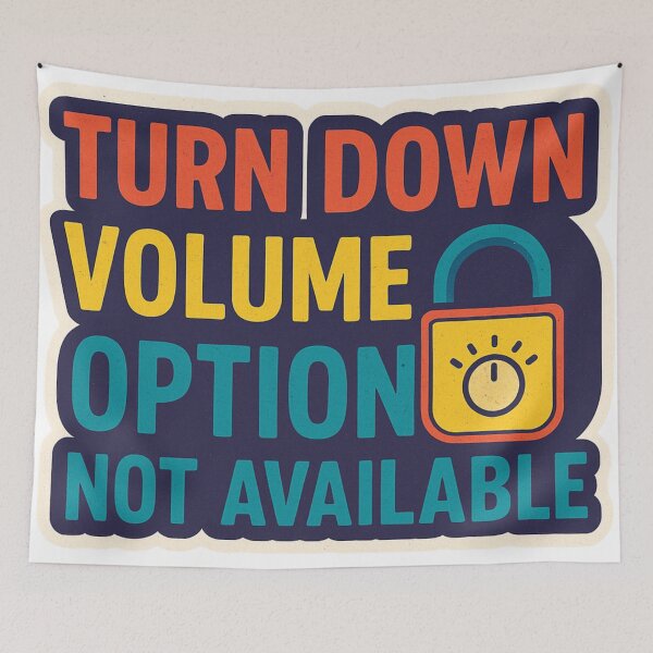 Item preview, Turn down volume option that's not available! designed and sold by Gnfree.