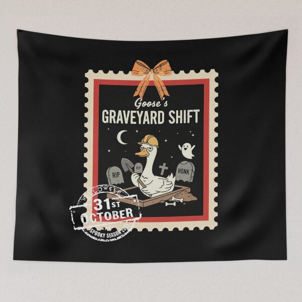 Item preview, Goose's Graveyard shift - HALLOWEEN SPOOKY SEASON - stamp designed and sold by justyna-s28.