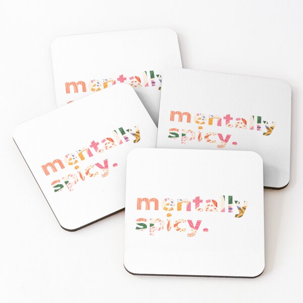 Item preview, Mentally Spicy. - Bold, Distressed Typography Design designed and sold by Colorful-Garden.