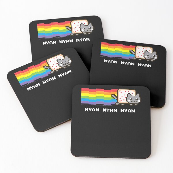 Item preview, Nyan Nyan Nyan Rainbow Funny Internet Meme designed and sold by SalkeldAleene.