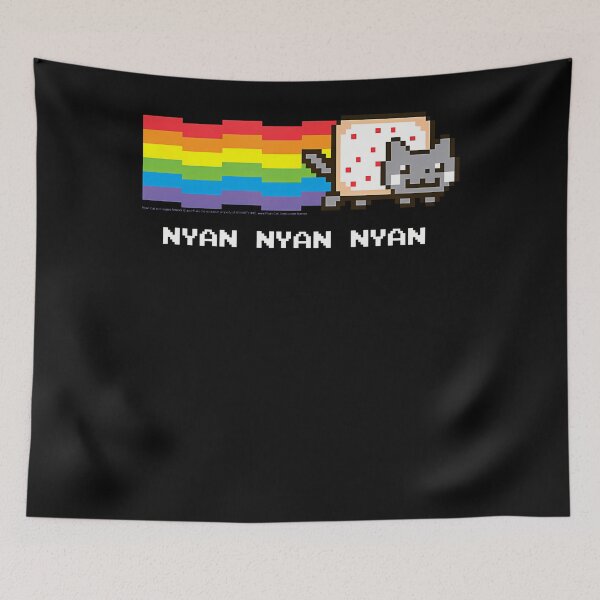 Item preview, Nyan Nyan Nyan Rainbow Funny Internet Meme designed and sold by SalkeldAleene.