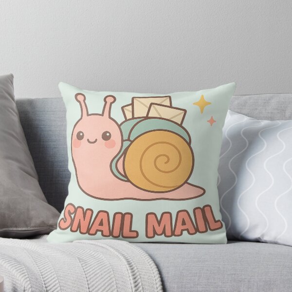 Item preview, Snail Mail – Cute Kawaii Snail with Letters designed and sold by wwshd.