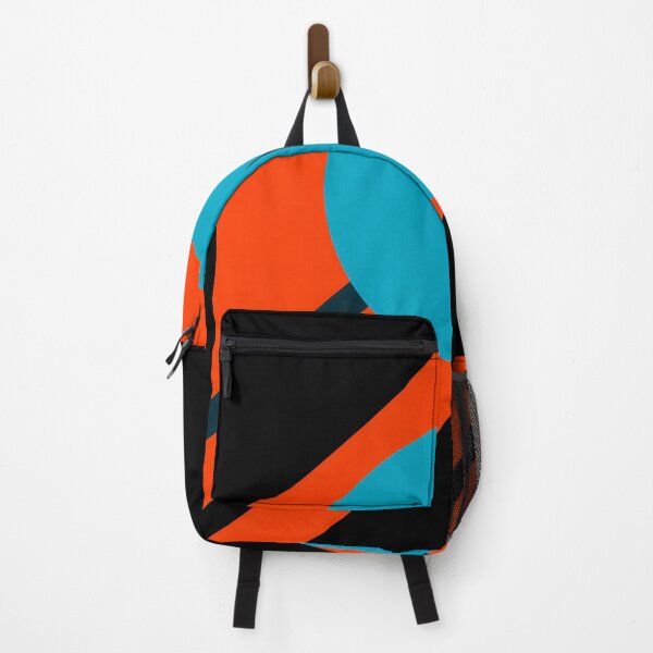 Item preview, Cyan Circle with Orange Stripe designed and sold by Moisky Art.