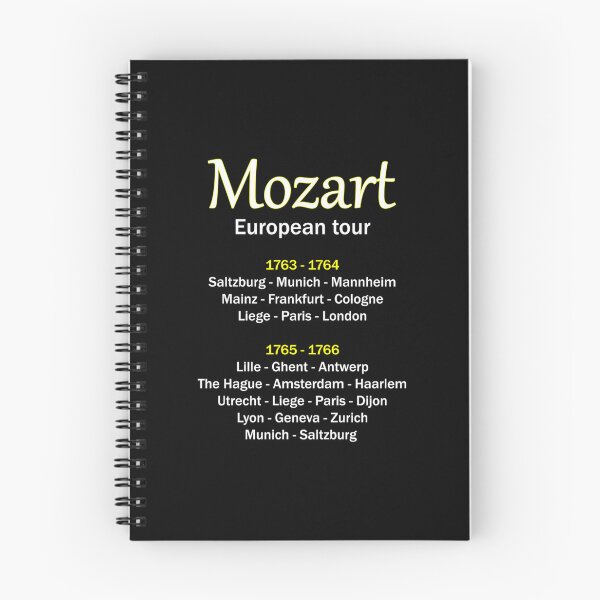Item preview, Mercancía de la gira europea de Mozart designed and sold by lynetampab.