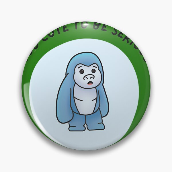 Item preview, Adorable Blue Gorilla Surprise designed and sold by Connie Wiggins.
