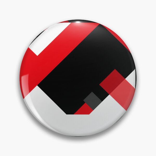 Item preview, Red and White Hexagon Geometry designed and sold by Moisky Art.