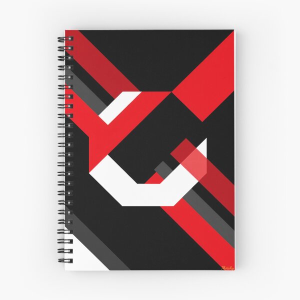 Item preview, Red and White Hexagon Geometry designed and sold by Moisky Art.
