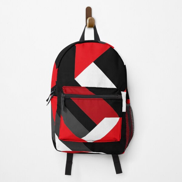 Item preview, Red and White Hexagon Geometry designed and sold by Moisky Art.