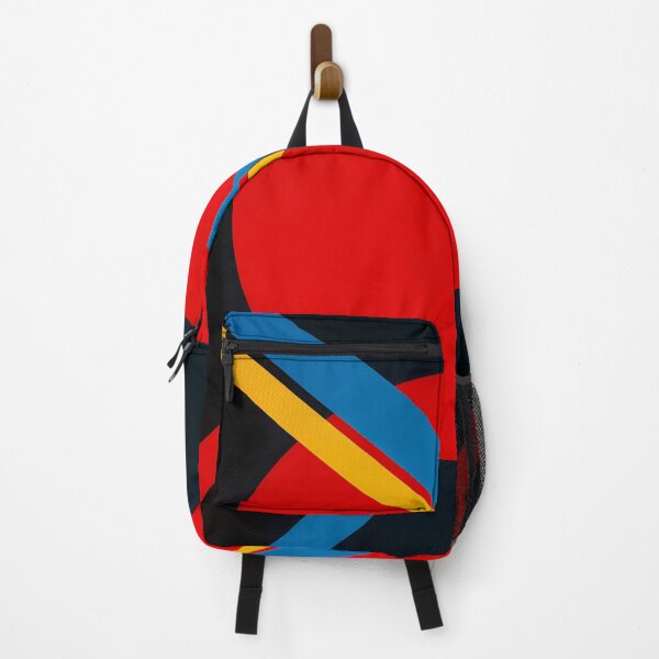Item preview, Red Circle with Primary Diagonals designed and sold by Moisky Art.