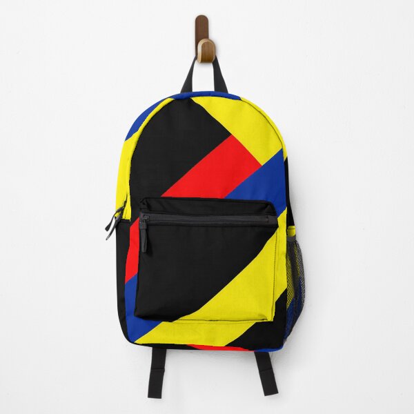 Item preview, Yellow Blue Red Diagonal Bars designed and sold by Moisky Art.