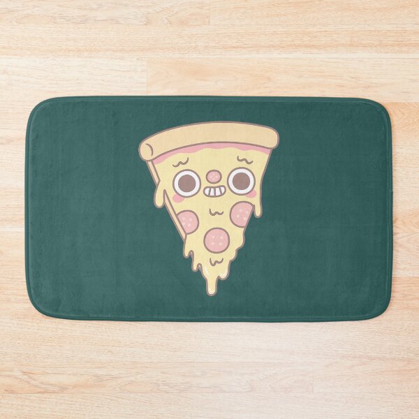 Item preview, Cheesy Smirk Pizza Slice Art designed and sold by Connie Wiggins.