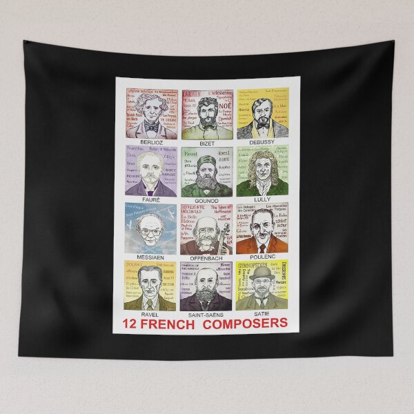 Item preview, 12 French Composers designed and sold by neamyhoujim.