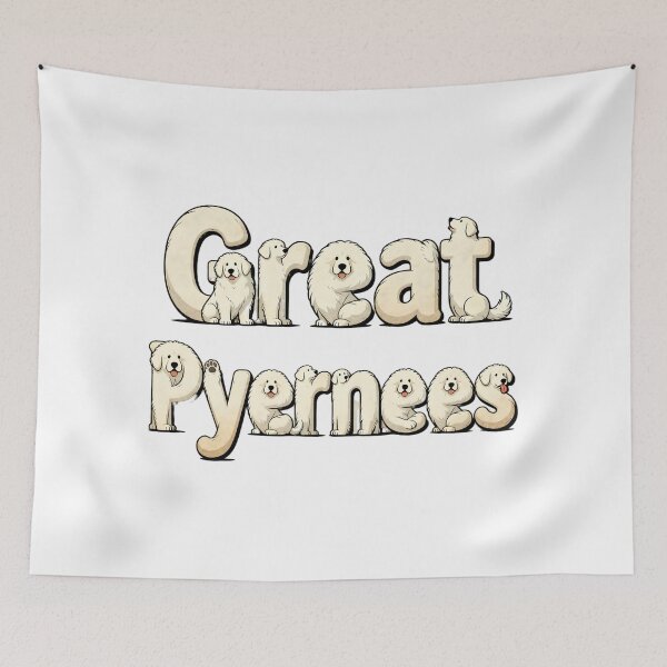 Item preview, Great Pyrenees with Great Pyrenees designed and sold by forget45studio.