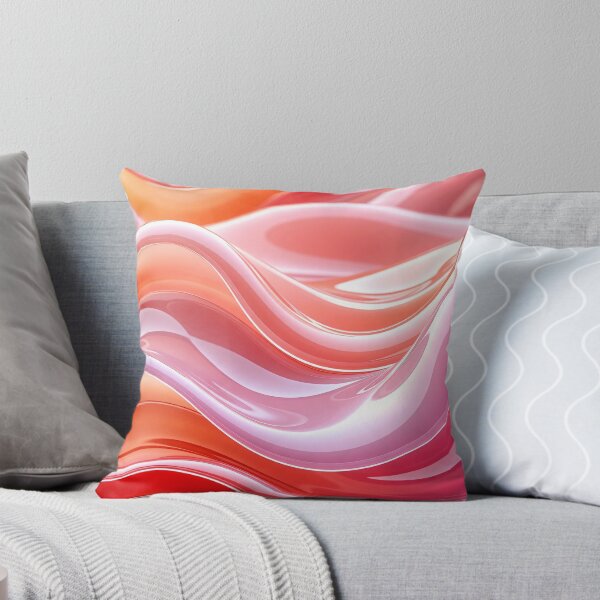 Item preview, Vibrant glossy pastel ribbon waves with smooth reflections and bold gradients creating elegant flowing abstract design designed and sold by Mimoshi ⭐⭐⭐⭐⭐.