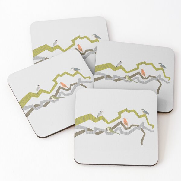 Item preview, Edo Songbirds – Calm and Refined | Angular Branches designed and sold by tokomoroJP.