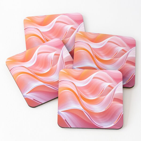 Item preview, Vibrant abstract pastel ribbons with glowing gradients and sparkling texture creating dynamic flowing waves and curves designed and sold by Mimoshi ⭐⭐⭐⭐⭐.