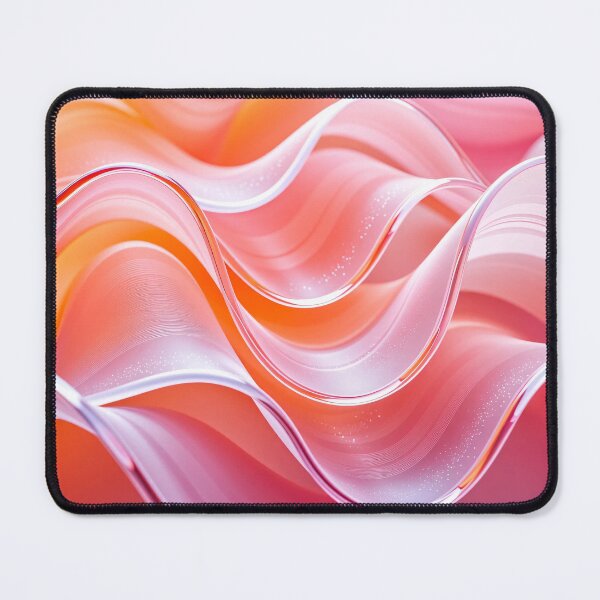 Item preview, Vibrant abstract pastel ribbons with glowing gradients and sparkling texture creating dynamic flowing waves and curves designed and sold by Mimoshi ⭐⭐⭐⭐⭐.