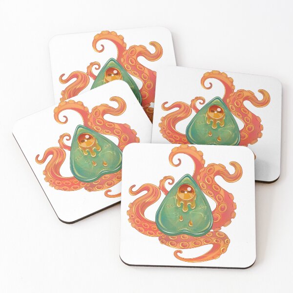 Item preview, Cursed Ouija Planchette with Tentacles – Creepy Cute Occult Art designed and sold by PandiaArts.