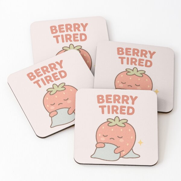 Item preview, Berry Tired – Sleepy Strawberry with Blanket designed and sold by wwshd.