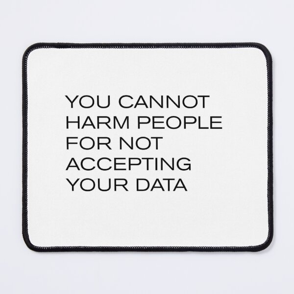 Item preview, You Cannot Harm People For Not Accepting Your Data - Akzidenz Font designed and sold by Amourica.