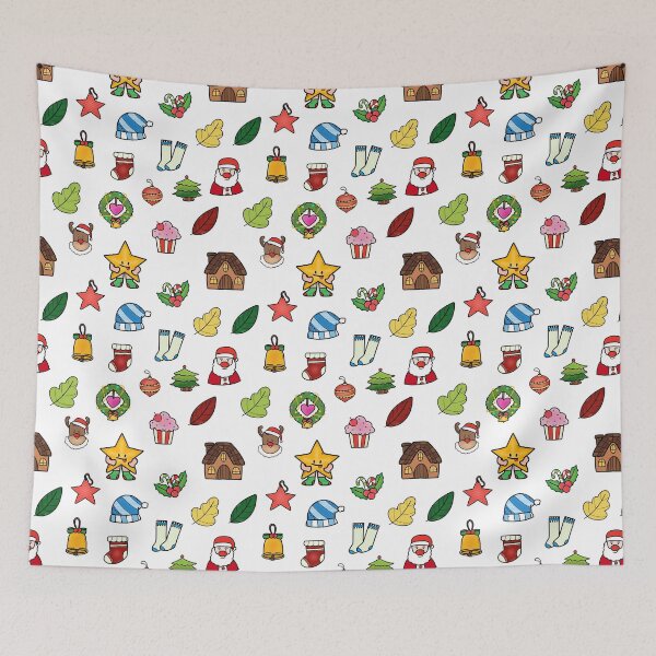 Item preview, Cute Christmas Seamless Pattern | Kawaii Holiday Design for Gifts & Decor designed and sold by Still Ronin Art .