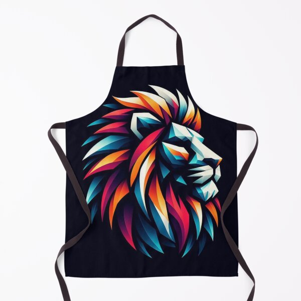 Item preview, Geometric colorful lion  designed and sold by Dogandesighn.