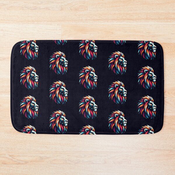 Item preview, Geometric colorful lion  designed and sold by Dogandesighn.