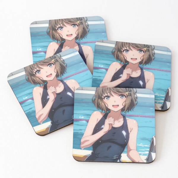 Item preview, Tomoe Koga Bunny Girl Senpai Anime Girl Waifu Pool designed and sold by bystudiolereve.