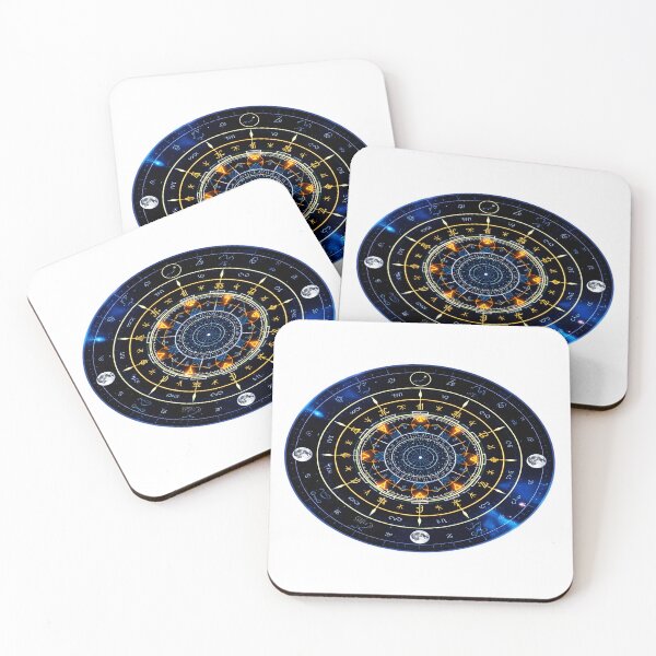 Item preview, Celestial Zodiac Wheel Art designed and sold by Dakson Design - Fantasy Art.