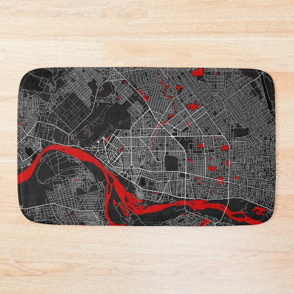Item preview, N'Djamena City Map of Chad - Oriental designed and sold by deMAP.